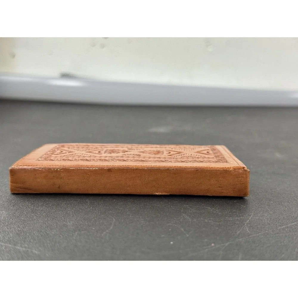 Vintage Handcrafted Brazilian Leather‎ Case Embossed